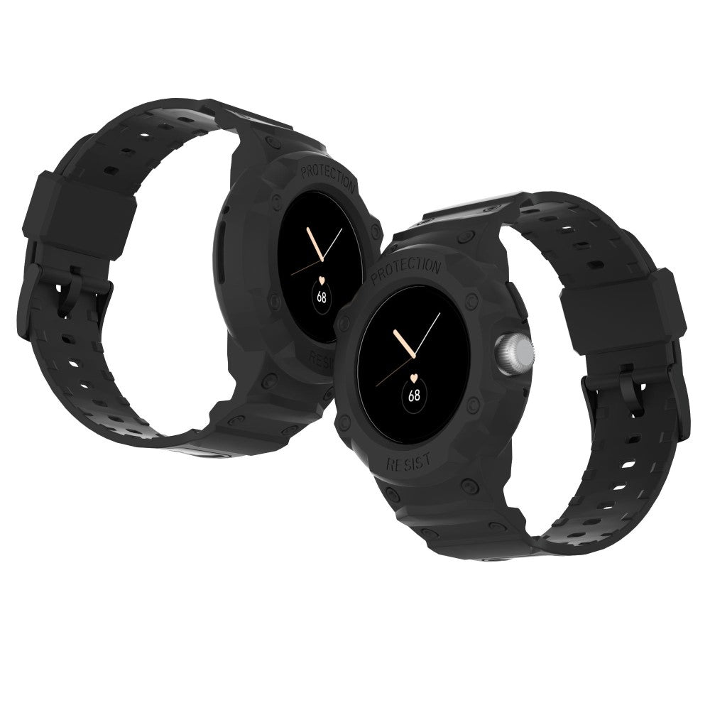 Vildt Elegant Silikone Rem passer til Google Pixel Watch - Sort#serie_2