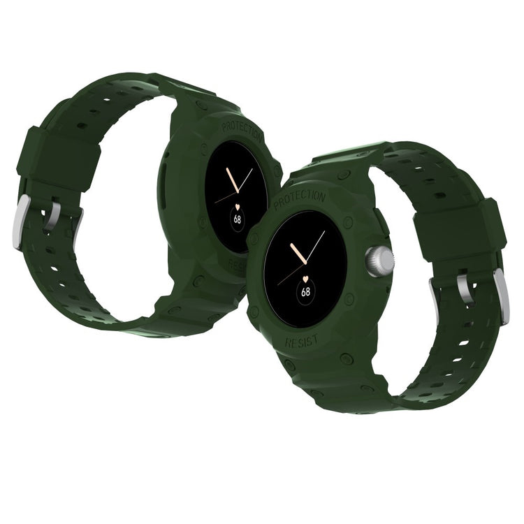 Vildt Elegant Silikone Rem passer til Google Pixel Watch - Grøn#serie_3