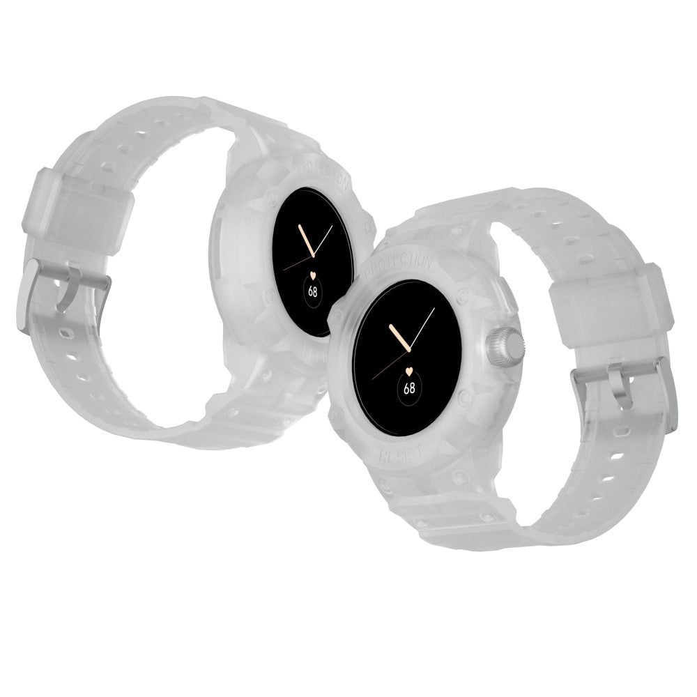 Vildt Elegant Silikone Rem passer til Google Pixel Watch - Gennemsigtig#serie_5