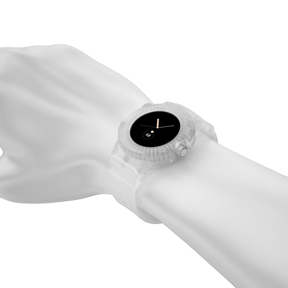 Vildt Elegant Silikone Rem passer til Google Pixel Watch - Gennemsigtig#serie_5