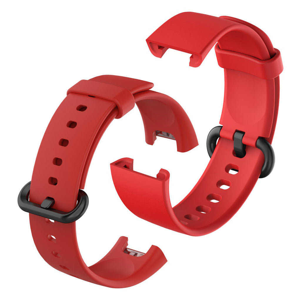 Sejt Xiaomi Mi Watch Lite / Xiaomi Redmi Watch Silikone Rem - Rød#serie_3