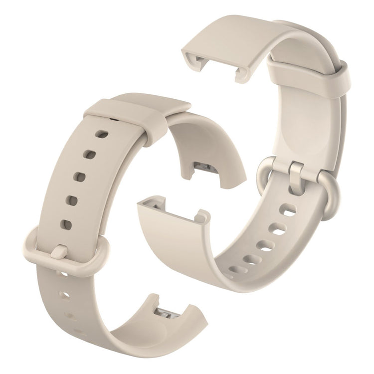 Sejt Xiaomi Mi Watch Lite / Xiaomi Redmi Watch Silikone Rem - Sølv#serie_6