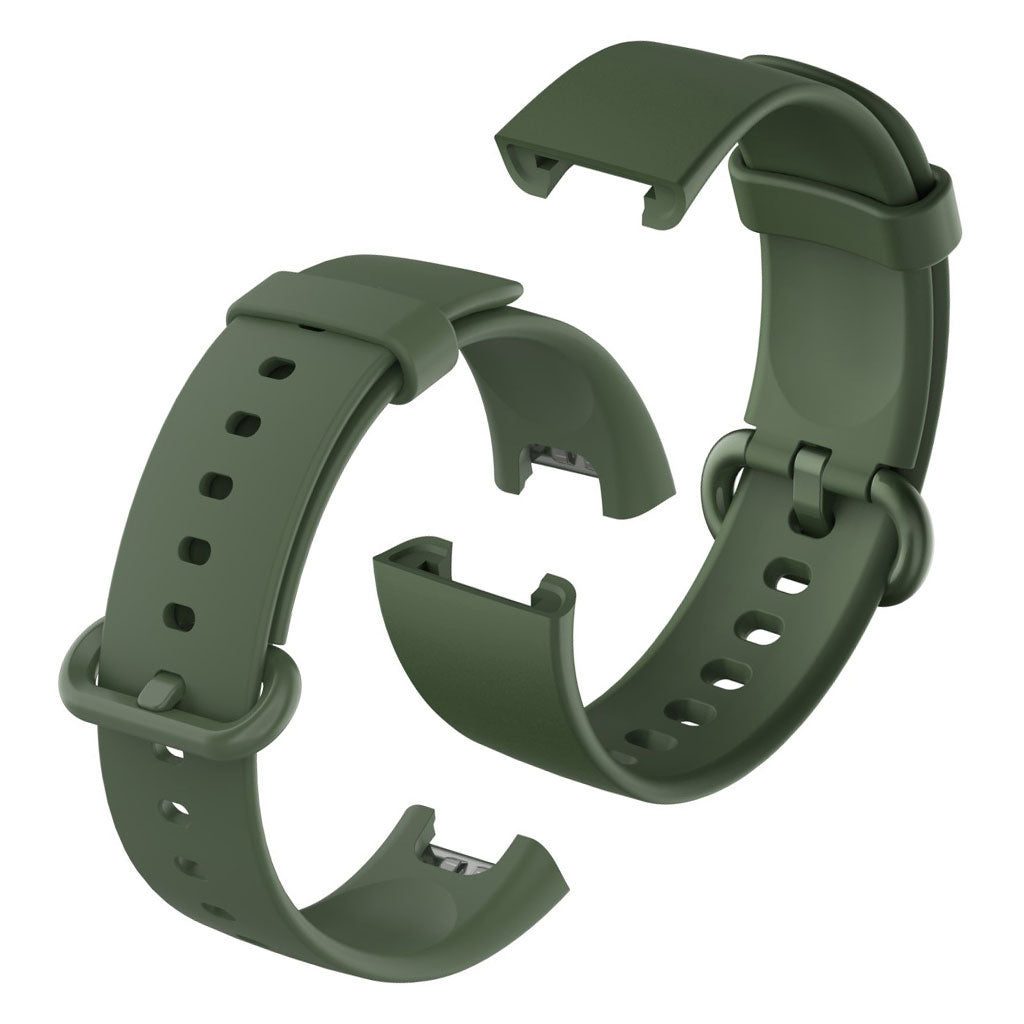 Sejt Xiaomi Mi Watch Lite / Xiaomi Redmi Watch Silikone Rem - Grøn#serie_8