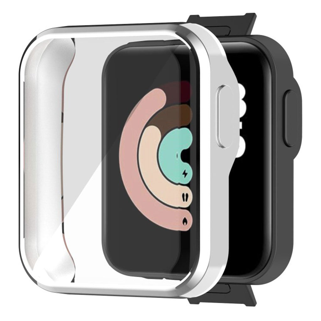Godt Xiaomi Mi Watch Lite / Xiaomi Redmi Watch Silikone Cover - Sølv#serie_6