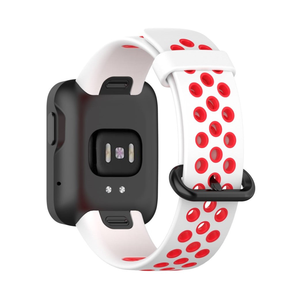 Kønt Xiaomi Mi Watch Lite / Xiaomi Redmi Watch Silikone Rem - Hvid#serie_1