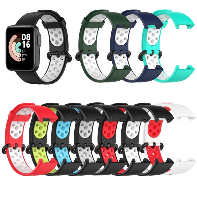 Kønt Xiaomi Mi Watch Lite / Xiaomi Redmi Watch Silikone Rem - Hvid#serie_1