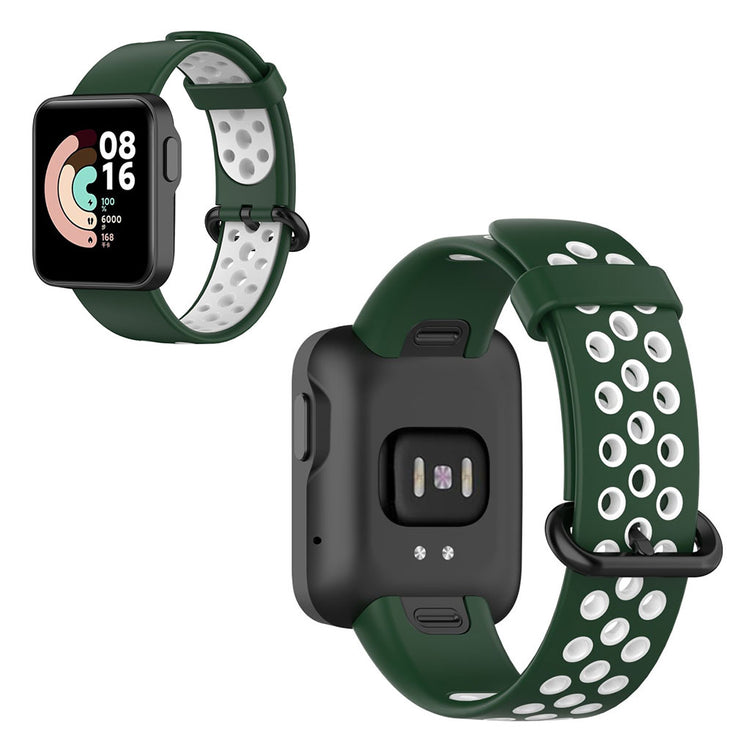 Kønt Xiaomi Mi Watch Lite / Xiaomi Redmi Watch Silikone Rem - Grøn#serie_10