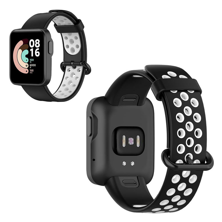 Kønt Xiaomi Mi Watch Lite / Xiaomi Redmi Watch Silikone Rem - Hvid#serie_2