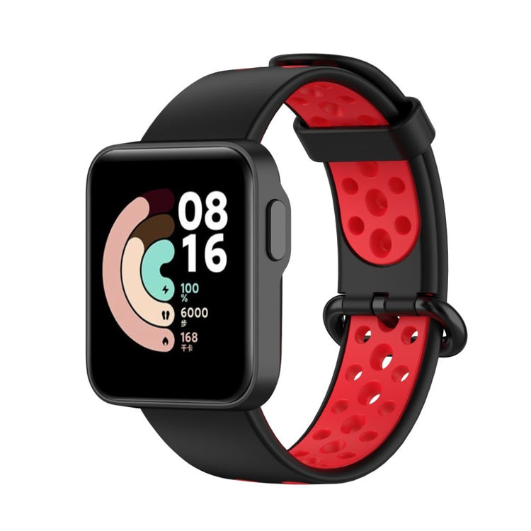 Kønt Xiaomi Mi Watch Lite / Xiaomi Redmi Watch Silikone Rem - Rød#serie_3