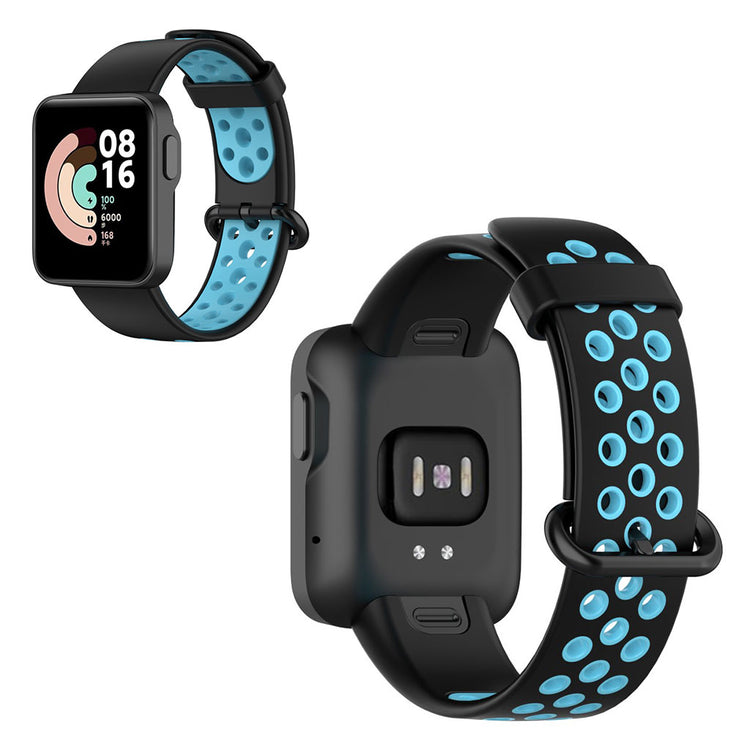 Kønt Xiaomi Mi Watch Lite / Xiaomi Redmi Watch Silikone Rem - Blå#serie_5