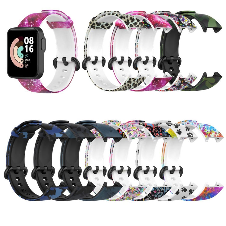 Sejt Xiaomi Mi Watch Lite / Xiaomi Redmi Watch Silikone Rem - Flerfarvet#serie_4