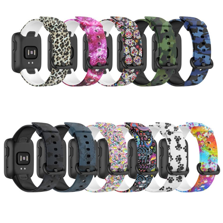 Sejt Xiaomi Mi Watch Lite / Xiaomi Redmi Watch Silikone Rem - Blå#serie_7