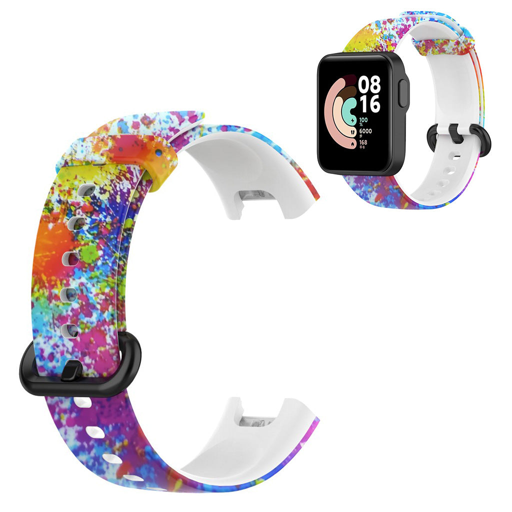 Xiaomi Mi Watch Lite / Redmi Watch pattern silicone watch band - Colorful Print#serie_1
