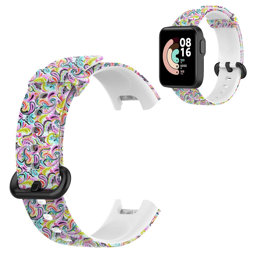 Xiaomi Mi Watch Lite / Redmi Watch pattern silicone watch band - Mask#serie_4