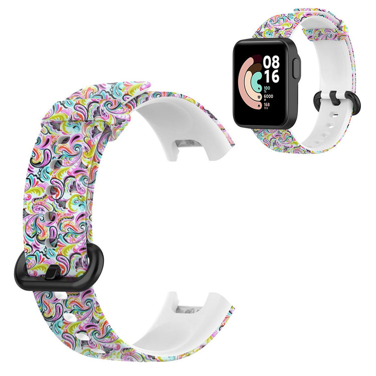 Xiaomi Mi Watch Lite / Redmi Watch pattern silicone watch band - Mask#serie_4