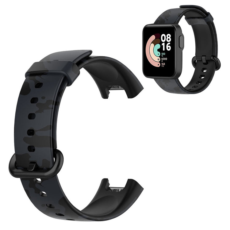 Xiaomi Mi Watch Lite / Redmi Watch pattern silicone watch band - Camouflage Grey#serie_6