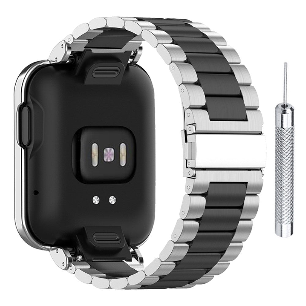 Sejt Xiaomi Mi Watch Lite / Xiaomi Redmi Watch Metal Rem - Sort#serie_3