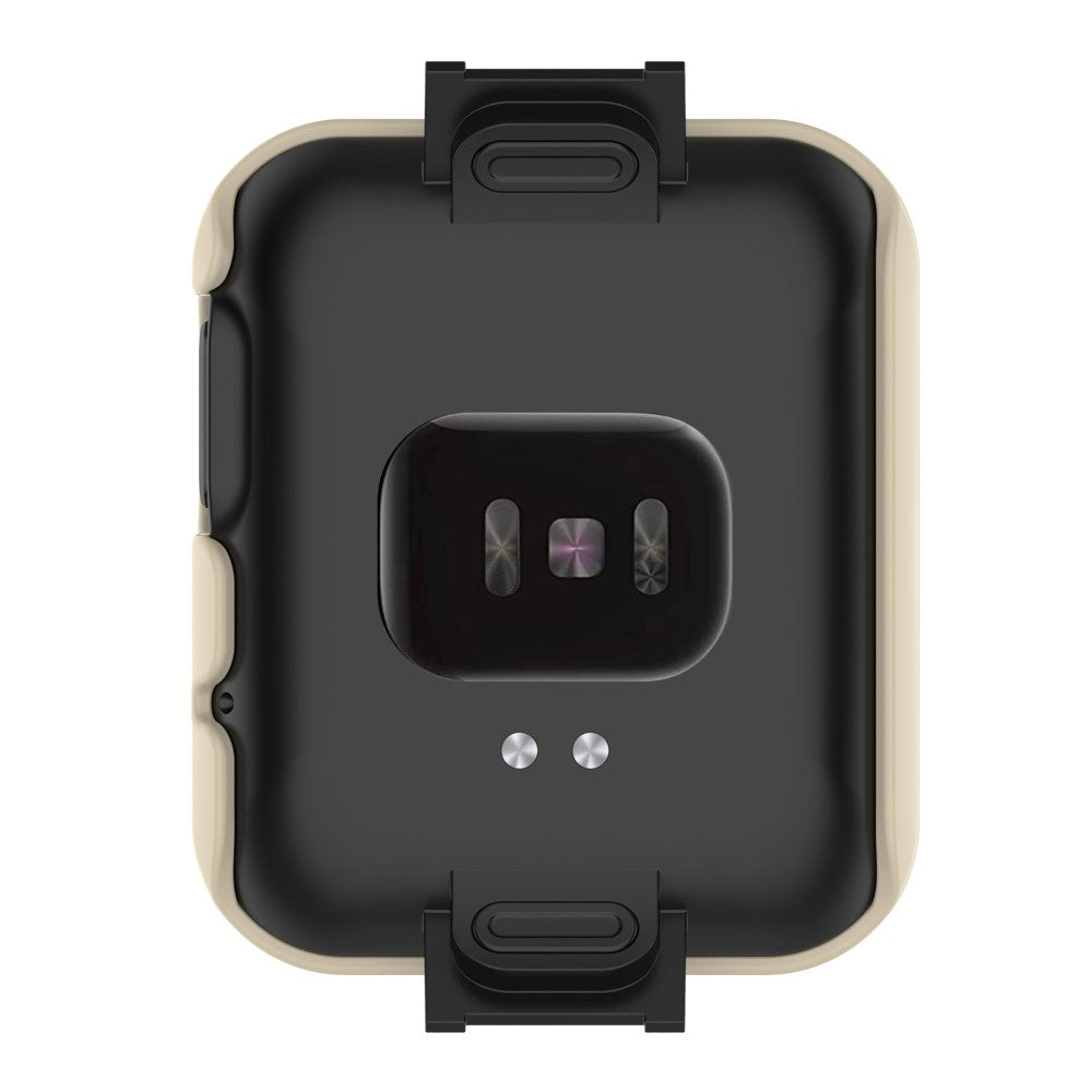 Super Fed Xiaomi Mi Watch Lite / Xiaomi Redmi Watch Cover med Skærmbeskytter i Plastik og Hærdet Glas - Hvid#serie_3