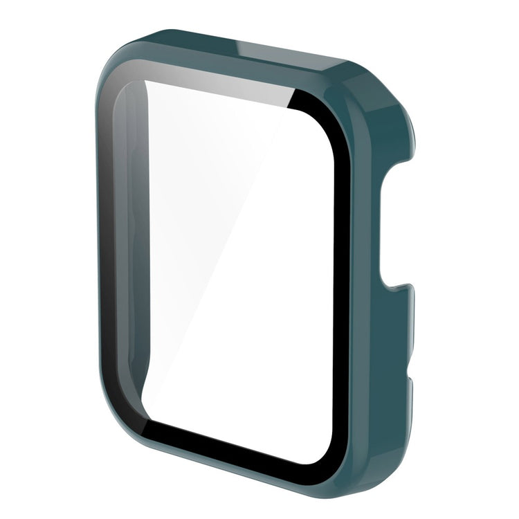Super Fed Xiaomi Mi Watch Lite / Xiaomi Redmi Watch Cover med Skærmbeskytter i Plastik og Hærdet Glas - Grøn#serie_5