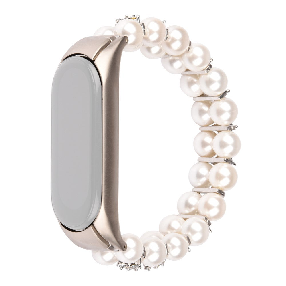 Klassisk Xiaomi Mi Smart Band 6 / Xiaomi Mi Band 5 Sten Rem - Hvid#serie_3