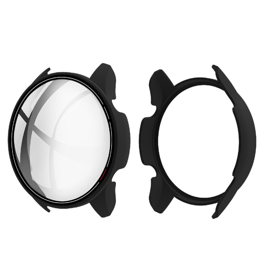 Vildt Fint Xiaomi Mi Watch Color Silikone og Glas Cover - Sort#serie_1