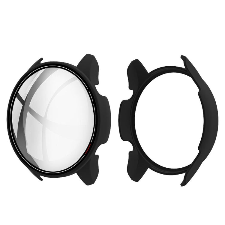 Vildt Fint Xiaomi Mi Watch Color Silikone og Glas Cover - Sort#serie_1