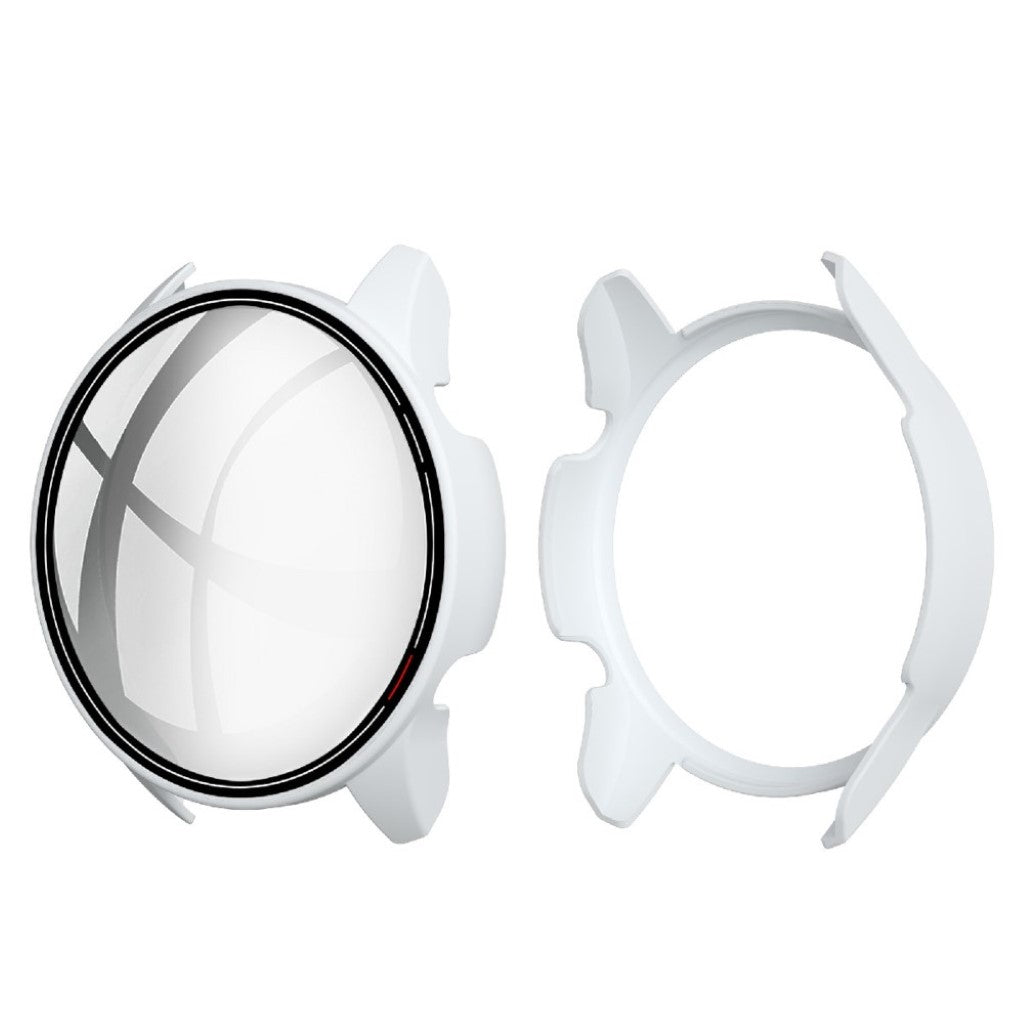 Vildt Fint Xiaomi Mi Watch Color Silikone og Glas Cover - Hvid#serie_2