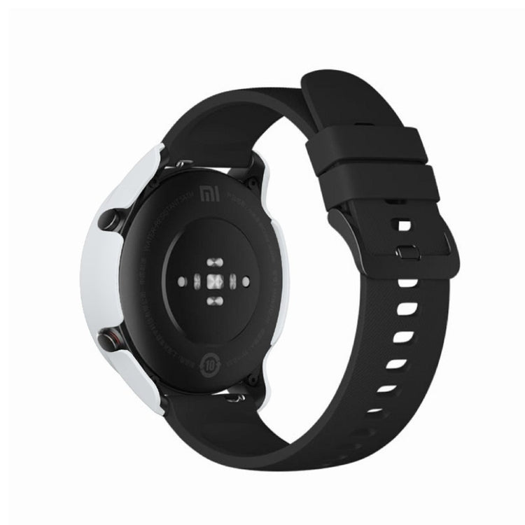 Vildt Fint Xiaomi Mi Watch Color Silikone og Glas Cover - Hvid#serie_2