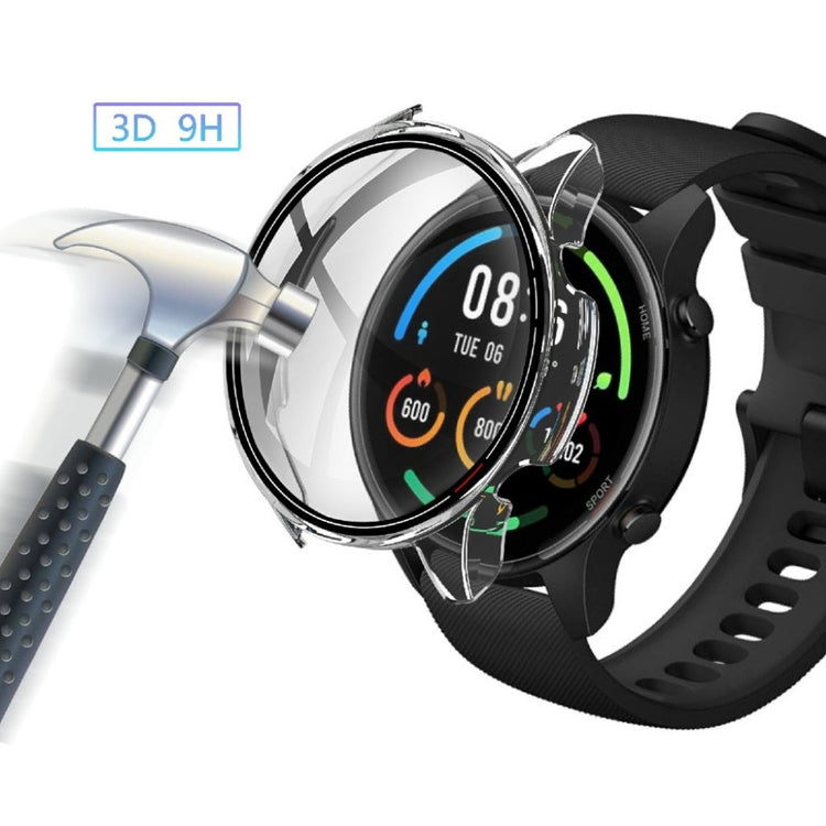 Vildt Fint Xiaomi Mi Watch Color Silikone og Glas Cover - Gennemsigtig#serie_3