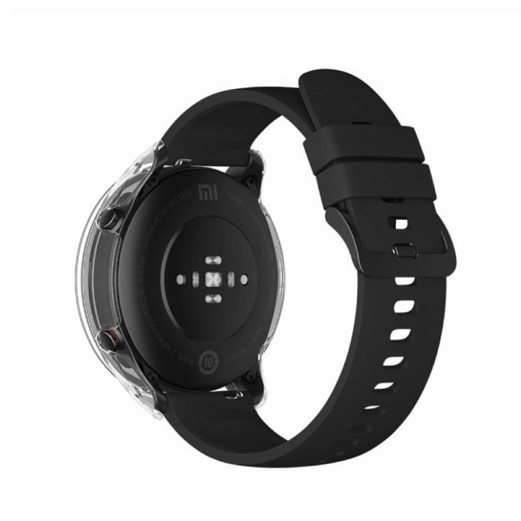 Vildt Fint Xiaomi Mi Watch Color Silikone og Glas Cover - Gennemsigtig#serie_3