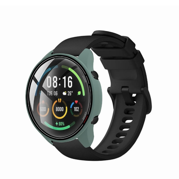 Vildt Fint Xiaomi Mi Watch Color Silikone og Glas Cover - Grøn#serie_5