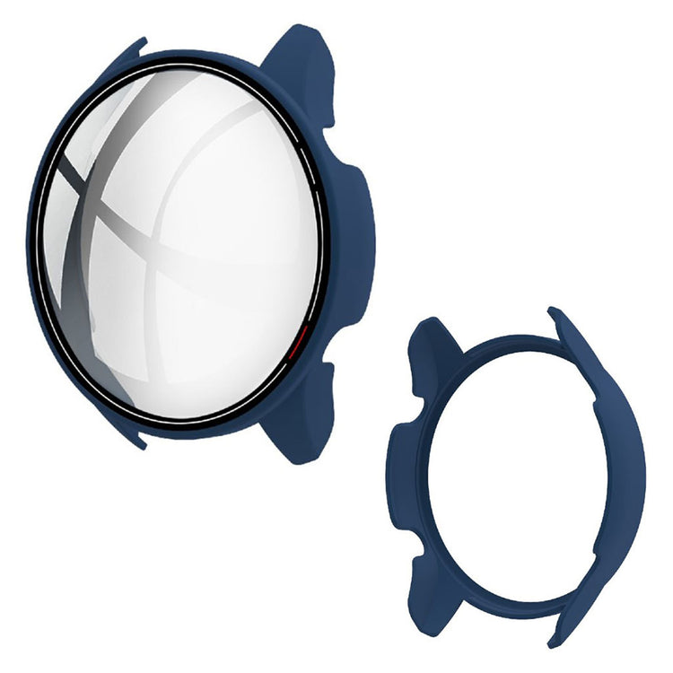 Vildt Fint Xiaomi Mi Watch Color Silikone og Glas Cover - Blå#serie_6
