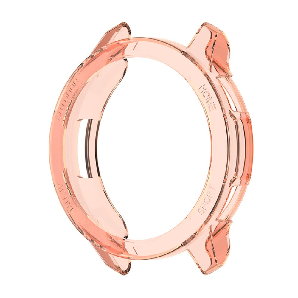 Xiaomi Watch Color 2 Gennemsigtig Silikone Bumper  - Orange#serie_1