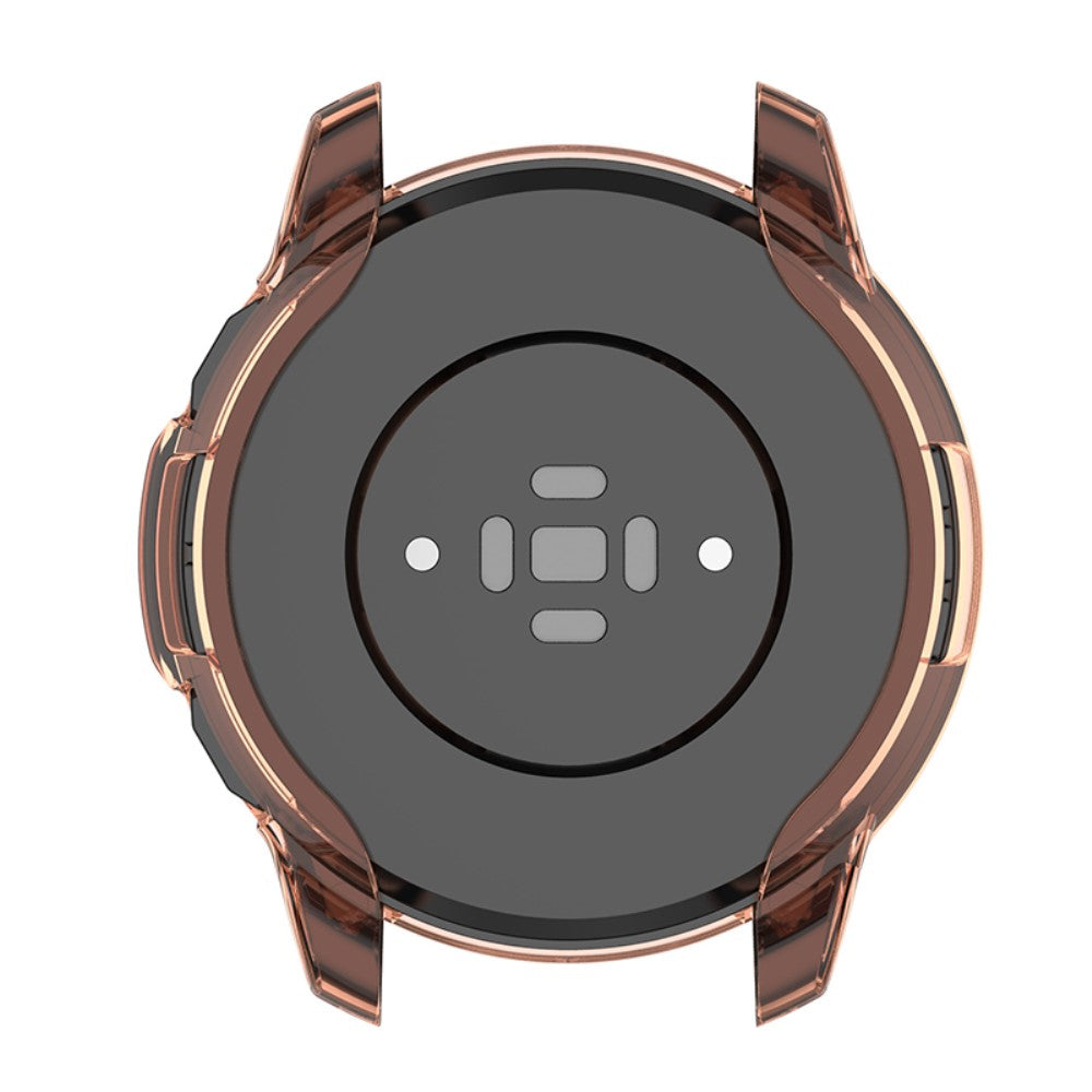 Xiaomi Watch Color 2 Gennemsigtig Silikone Bumper  - Orange#serie_1
