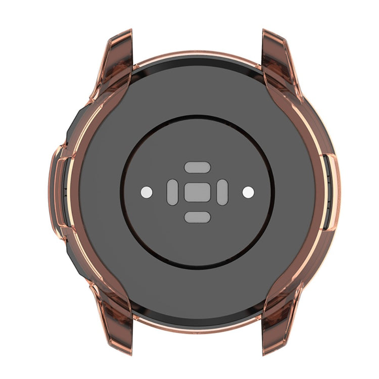 Xiaomi Watch Color 2 Gennemsigtig Silikone Bumper  - Orange#serie_1