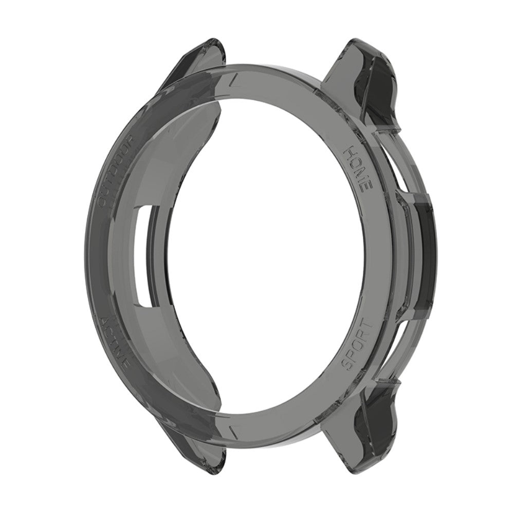 Xiaomi Watch Color 2 Gennemsigtig Silikone Bumper  - Sort#serie_3