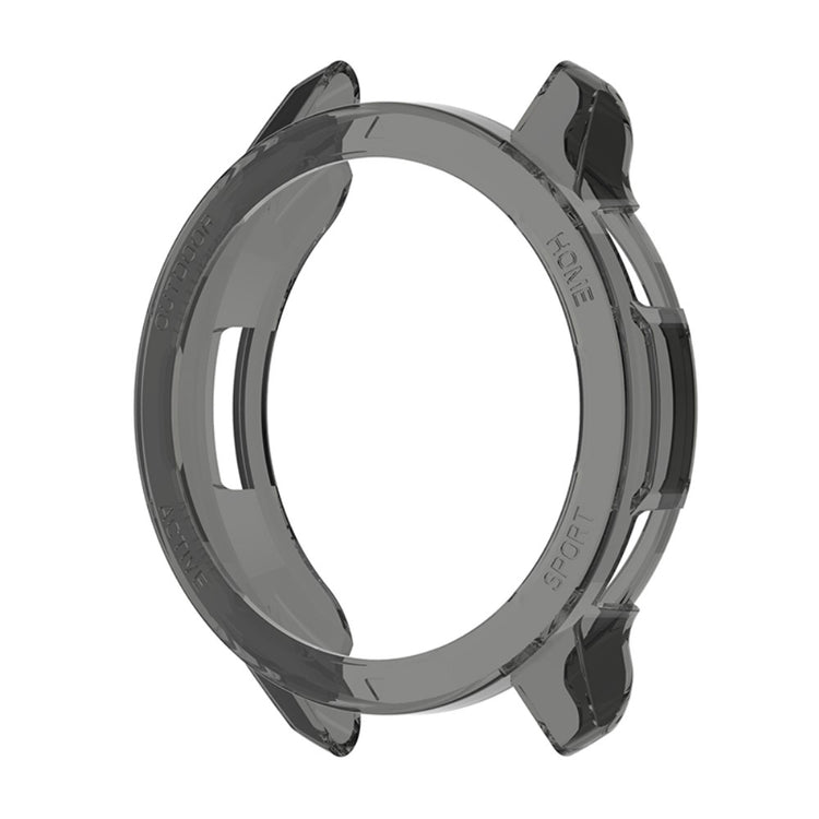 Xiaomi Watch Color 2 Gennemsigtig Silikone Bumper  - Sort#serie_3