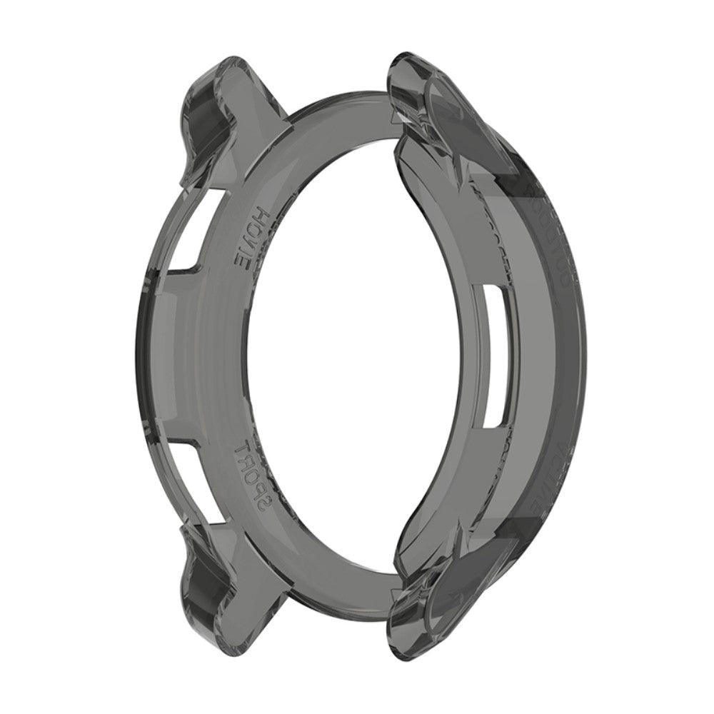 Xiaomi Watch Color 2 Gennemsigtig Silikone Bumper  - Sort#serie_3