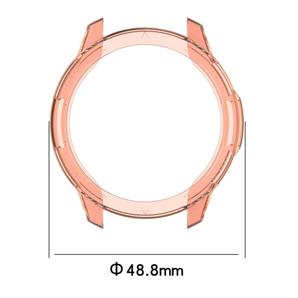 Xiaomi Watch Color 2 Gennemsigtig Silikone Bumper  - Sort#serie_3
