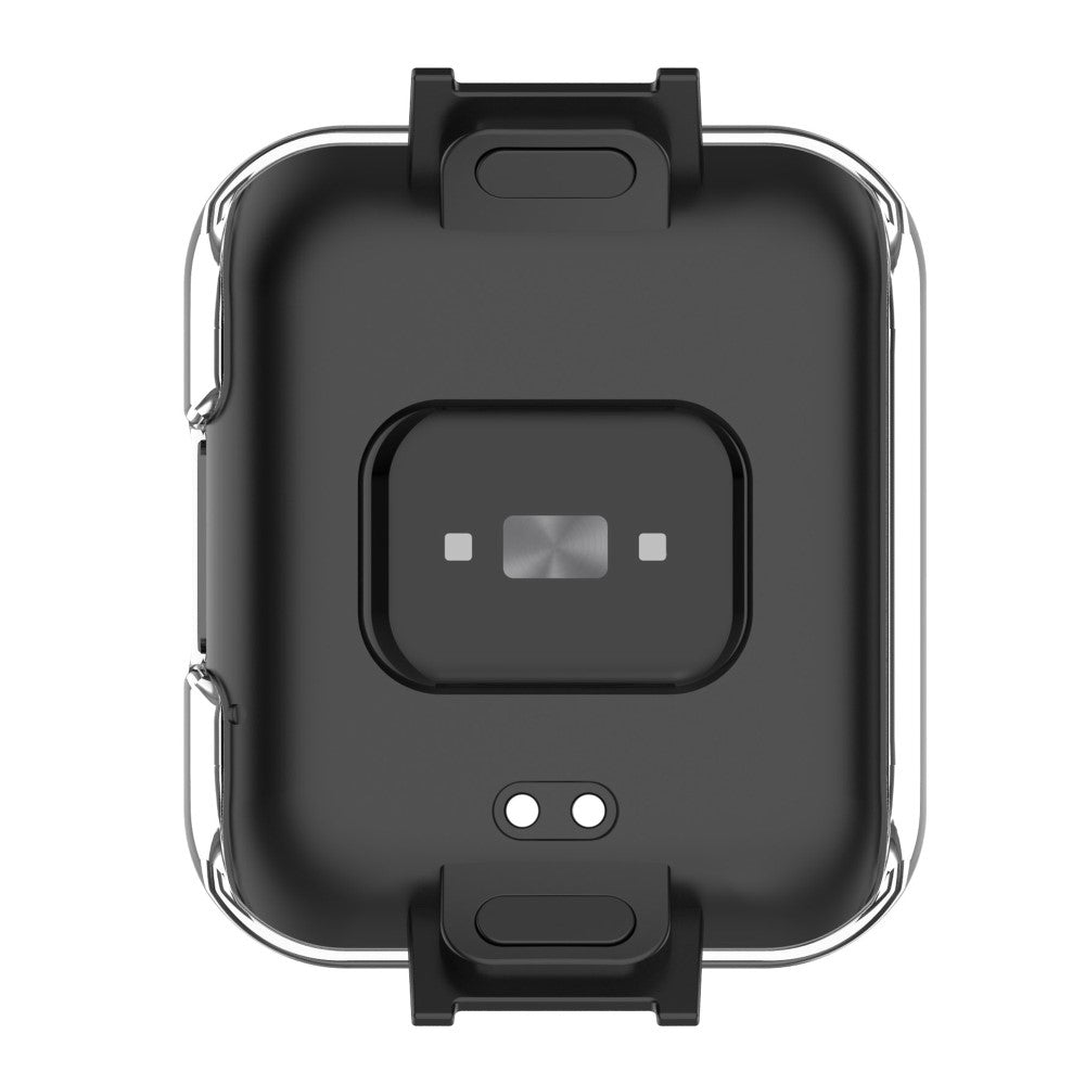 Vildt Godt Xiaomi Redmi Watch 2 Lite Cover med Skærmbeskytter i Plastik og Hærdet Glas - Gennemsigtig#serie_2