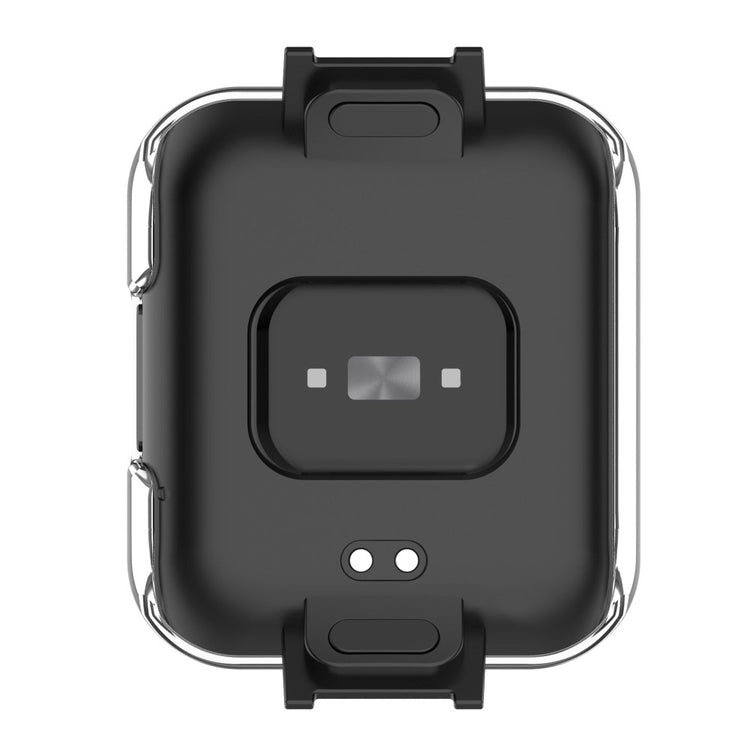 Vildt Godt Xiaomi Redmi Watch 2 Lite Cover med Skærmbeskytter i Plastik og Hærdet Glas - Gennemsigtig#serie_2