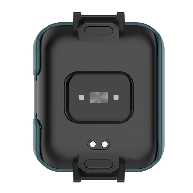 Vildt Godt Xiaomi Redmi Watch 2 Lite Cover med Skærmbeskytter i Plastik og Hærdet Glas - Grøn#serie_5