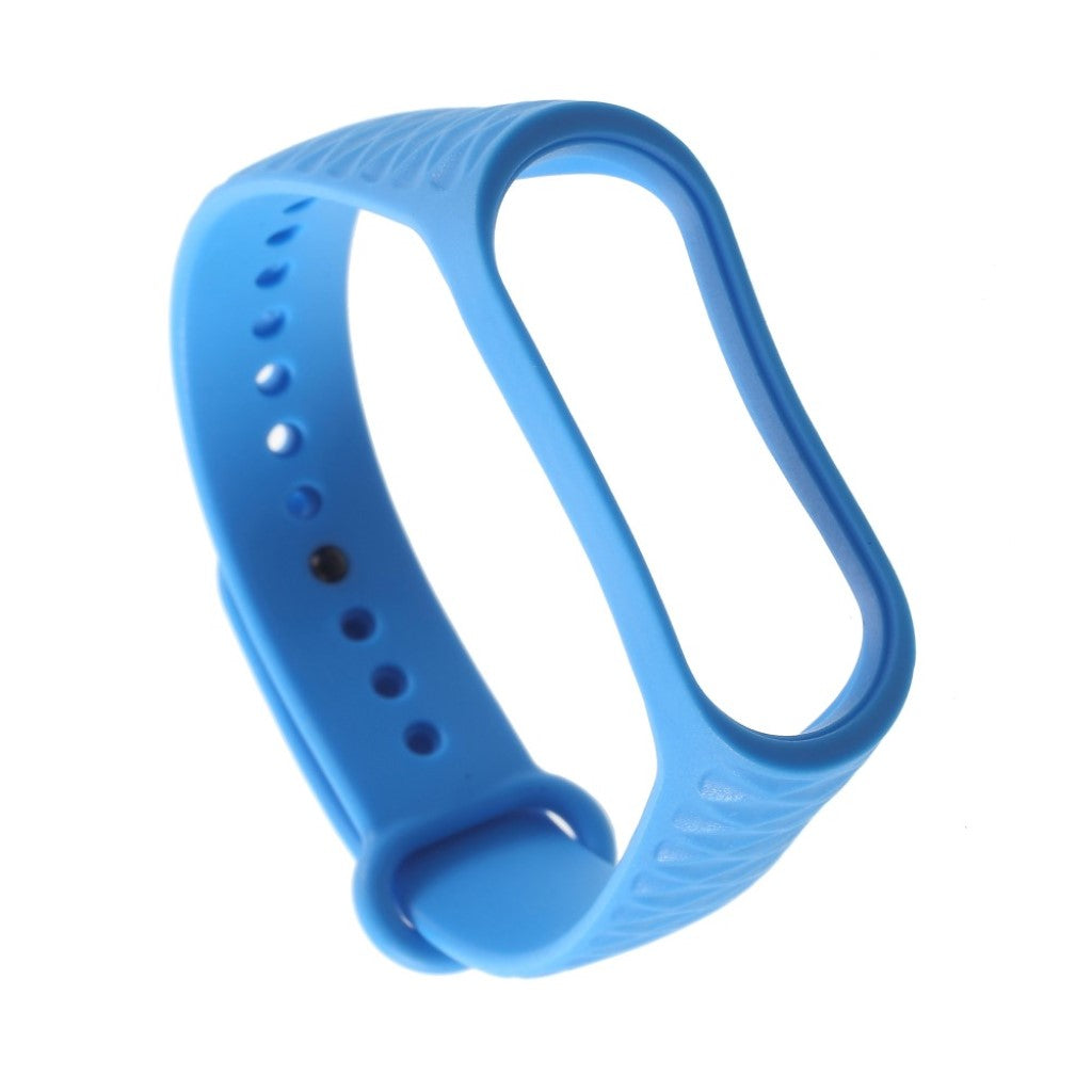 Super fantastisk Xiaomi Mi Band 3 Silikone Rem - Blå#serie_6