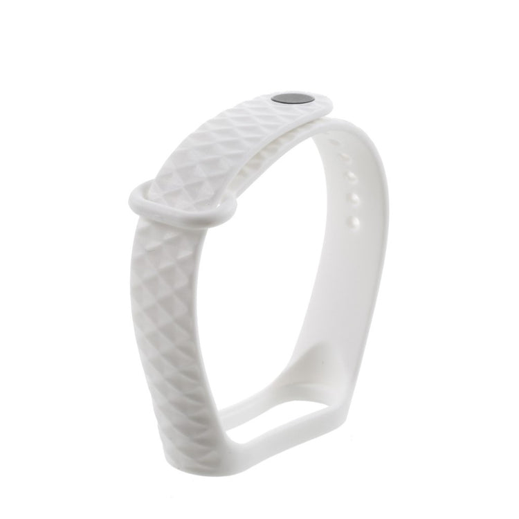 Super fantastisk Xiaomi Mi Band 3 Silikone Rem - Hvid#serie_7