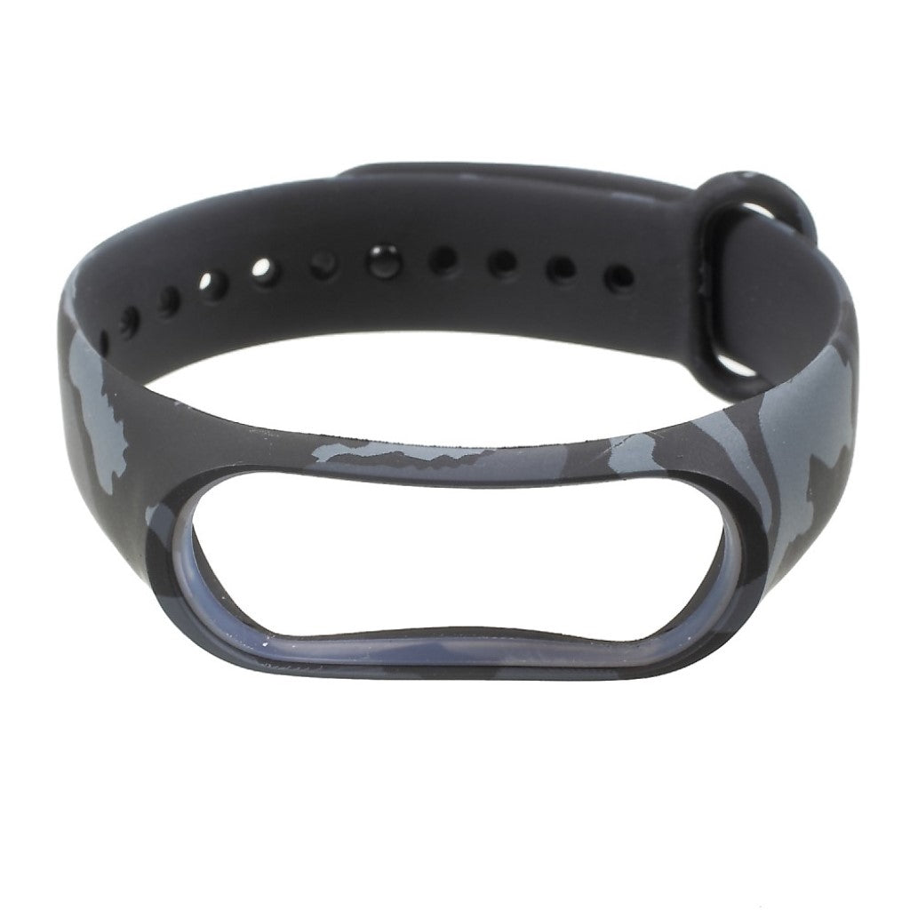 Helt vildt fed Xiaomi Mi Band 3 Silikone Rem - Sølv#serie_2