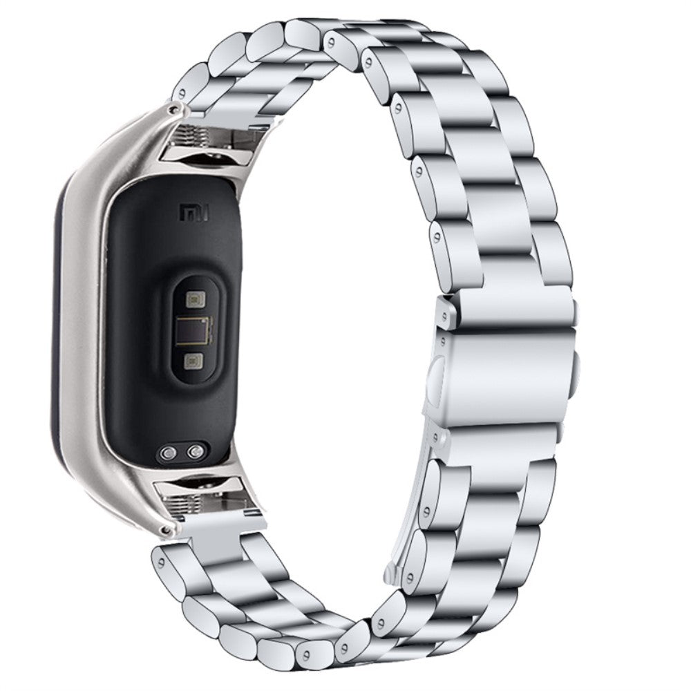 Super cool Xiaomi Mi Band 7 Metal Urrem - Sølv#serie_010