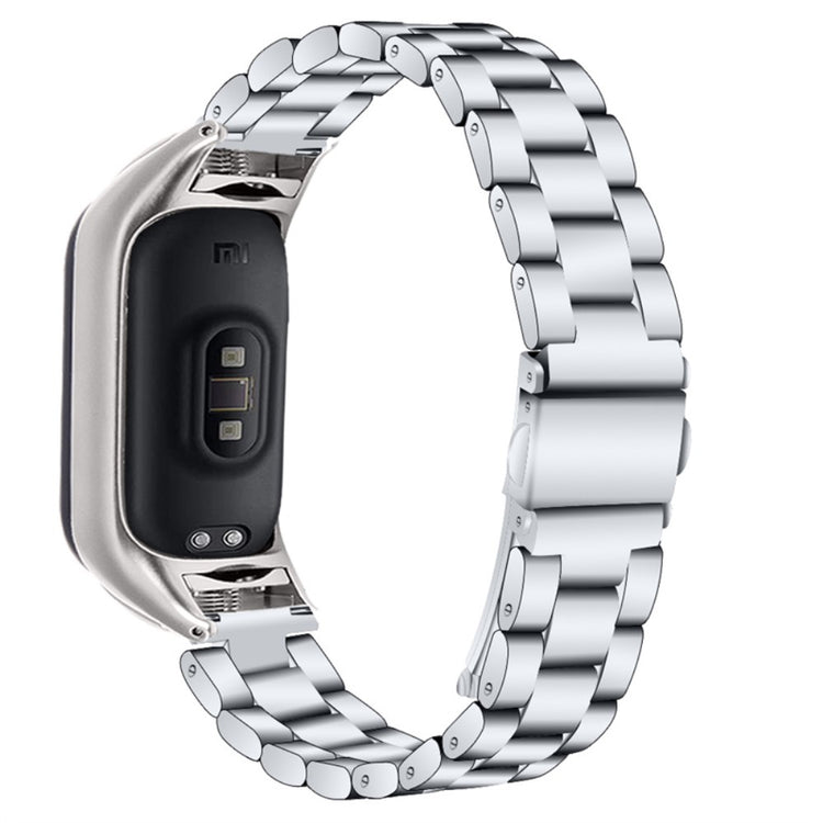 Super cool Xiaomi Mi Band 7 Metal Urrem - Sølv#serie_010