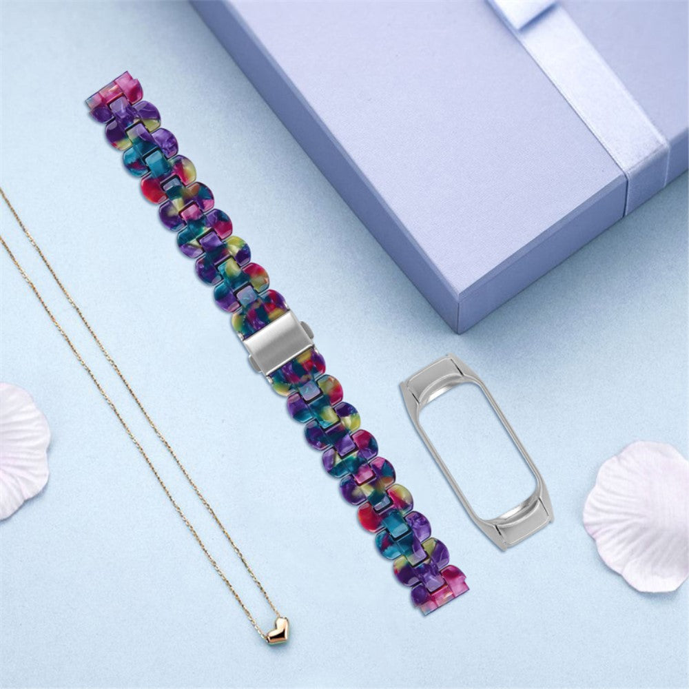 Klassisk Xiaomi Mi Band 7 Metal Urrem - Lilla#serie_7