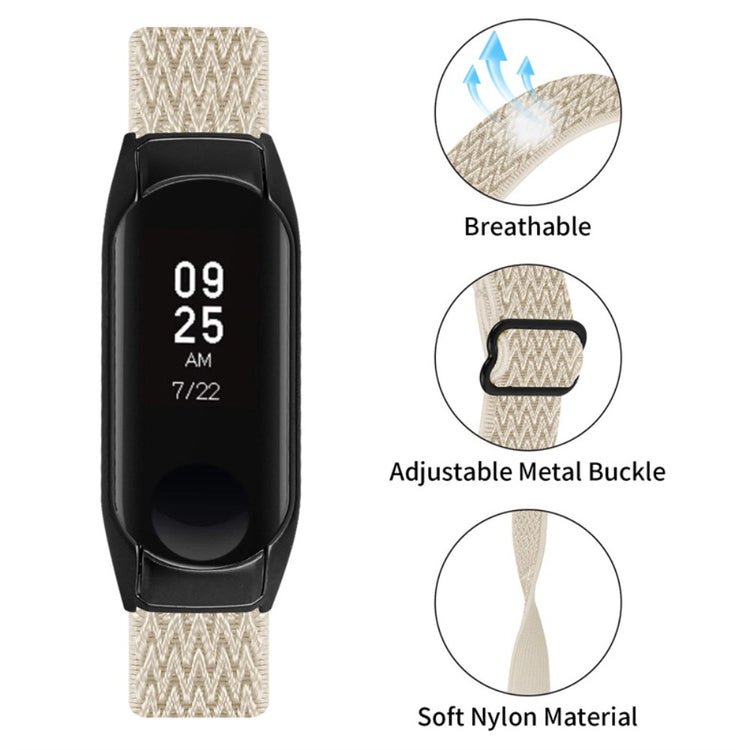 Mega pænt Xiaomi Mi Band 7 Stof Urrem - Beige#serie_1