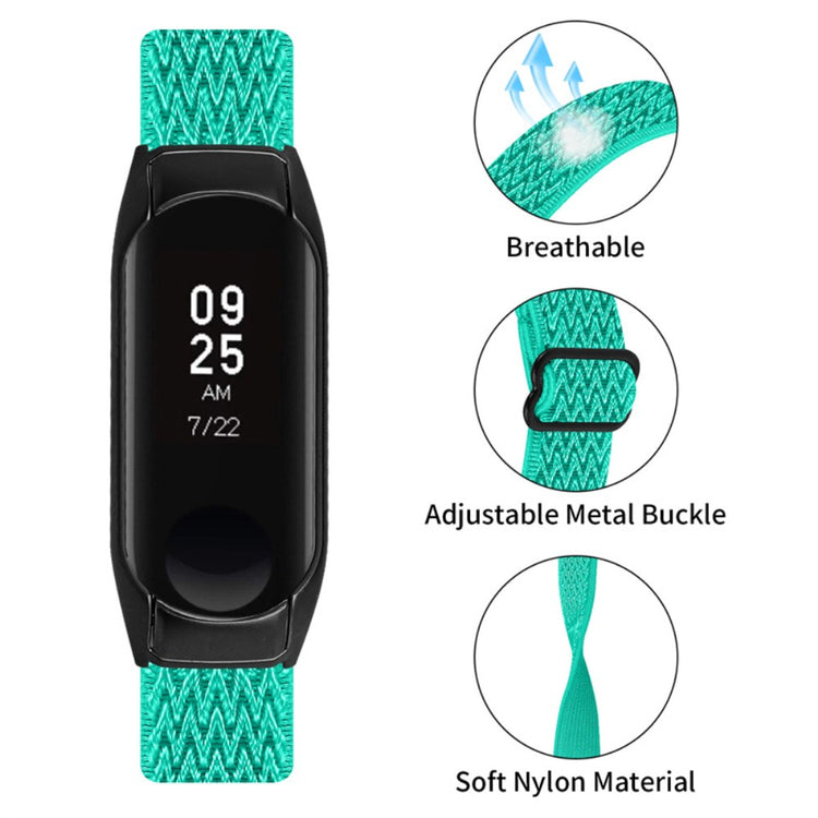 Mega pænt Xiaomi Mi Band 7 Stof Urrem - Grøn#serie_10